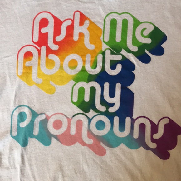🏳️‍🌈  LGTBQ Pride Embrace Your Pronoun. DEI NWOT - Picture 3 of 8